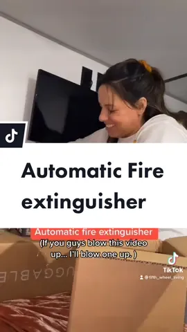 Comment if you want me to blow it up. 🔥💥#tinyliving #rvliving #safety