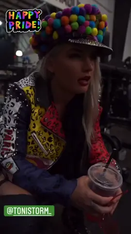 Toni storms thoughts on pride month!  #tonistorm #nxt #pridemonth #fyp #surprise