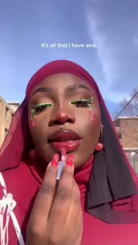 @ishathepoet understood the assignment 🤌🏼✨ can we get a little commotion for the ONE & ONLY #GlossBombCream in Fruit Snackz 🍒 #fentybeauty #makeup