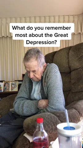 Grandpa remembers the Great Depression#WW2 #veteran #320thbombgroup #97yearsold #usarmyaircorps #hero #FYP