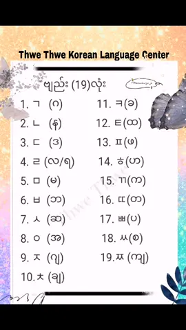 Reply to @phyokhinezinmyo 🇲🇲♥️🇰🇷ကိုရီးယား ဗျည်း၊သရ ရေးပုံရေးမည်း ၊ပေါင်းစပ်ပုံ#Learnkorean #koreanlanguage #foryou #TikTokUni #fyp