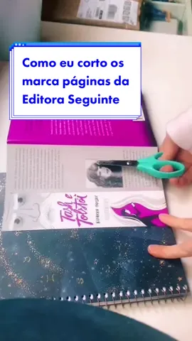 Vocês cortam o marca página? 📚 @editoraseguinte
