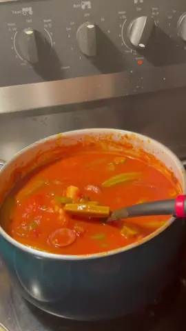 Okra shrimp gumbo