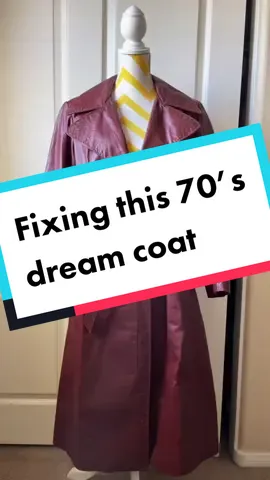 Any leather people out there that can help? #GossipGirlHere #fyp #leathercoat #leatherepair #fixerupper #thrifted