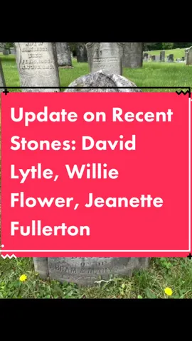Update on recently cleaned stones! #gravetok #gravestonecleaning #satisfyingcleans