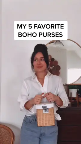 My 5 favorite boho purses! #bohopurse #bohochicstyle #thriftedbohodecor #thriftedfind #bohotiktok #bohogirl #pursecollection
