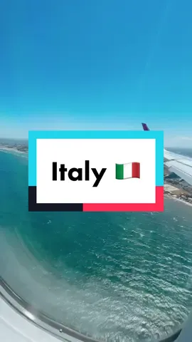 Visiting Italy 🇮🇹✈️ #bari #travel #skyview #airplanevideo #italy