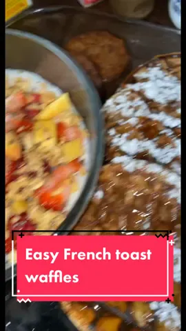 French toast waffles #frenchtoastwaffles #fypシ #fypage #breakfast #vegan #veganrecipes #vegantiktok