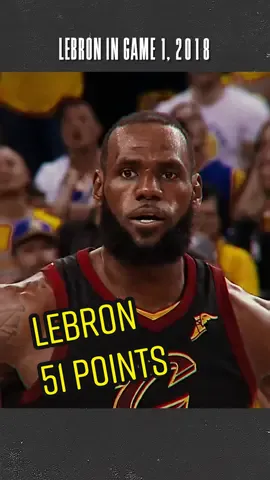In 2018 NBA Finals, LeBron had a legendary night in Game 1 #lebron #nbafinals #NBA #basketball #fyp #foryou