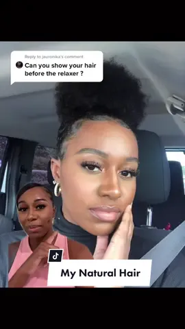 Reply to @jauronika My natural hair texture before relaxing! #allaboutash #relaxedhair #relaxedhair #relaxedhairjourney #naturalhair #blackhair