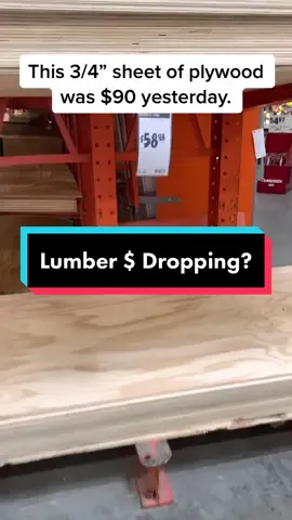 3/4” sanded pine plywood @homedepot. #builderbrigade #foryou #foryoupage #lumberprices #plywood #homebuilding #homedesign #customhome