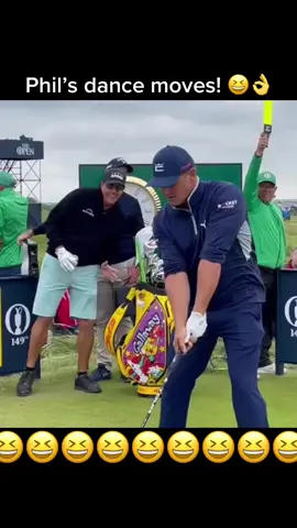 Phil is me trying to make the group laugh during a mate’s backswing…😆😆 #golf #funnygolf #FerragamoLetsDance #golftiktok #pga #british #open #golfer