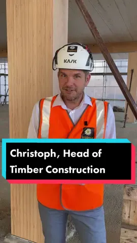Timber is warm, dry and fantastic to work with! Meet Christoph, head of Timber Construction👋 #implenia #construction #timber #wood #holzbau #holz