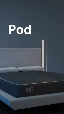 Does your mattress cool down to 55 °F? If not, it’s time to ditch your dumb mattress and upgrade to the Pod Pro #sleep #sleepfitness #eightsleep