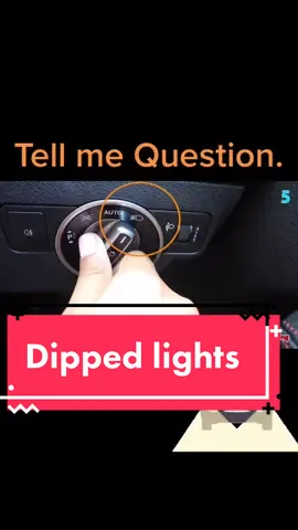 How to turn on the Dipped Headlights. Full video on my YouTube. #driving #lesson #tips #test #learn #headlights #fy #youtube