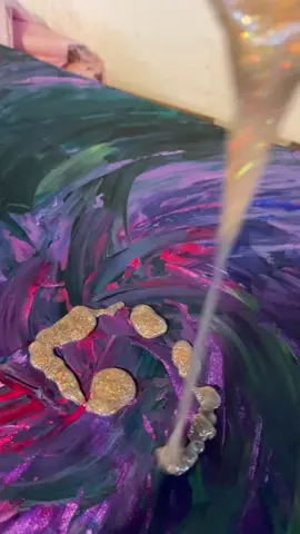 I have synesthesia and see color when I hear sound. I paint music and I haven’t been able to get Bo Burnham out of my head. #synesthesia #artist