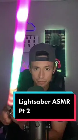 Lightsaber ASMR pt 2 #asmr #asmrvideo #fastasmr #asmrtiktoks @myasmrapp