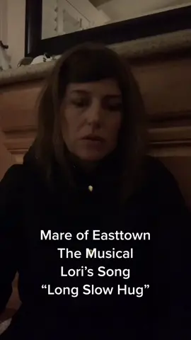 More from Mare of Easttown The Musical! Lori’s final song about that long slow hug. A hug every woman needs. #mareofeasttown #musicaltheatre