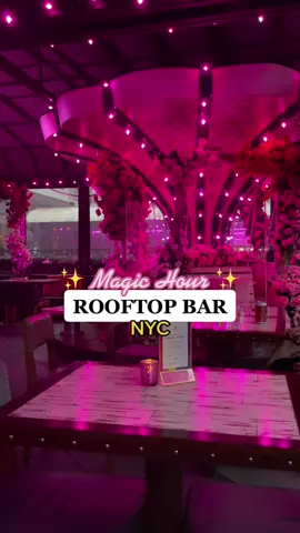 Make a reservation and try the Moira Rose 🌹 #nycrooftopbars #nycthingstodo #magichournyc #GossipGirlHere