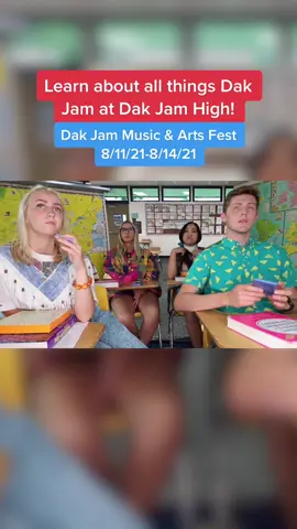 Dak Jam High will be brought to life at our festival! Check out more info on our website! Link in bio!🤘🏼 #dakjam #fyp #foryou #trending #sitcom