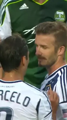 Beckham was like “not bad 🤷‍♂️ “ 😂 (via @lagalaxy) #golazo #tekkers #losangleles #Soccer #futbal