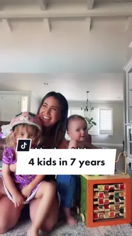 4 kids in 7 years! Best ever 🥰✨💜#momtiktok #funnymom #realmomsoftiktok #momtok #toddlersoftiktok