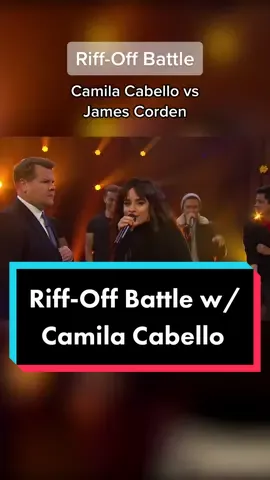 #RiffOff Battle w/ @camilacabello & #JamesCorden #CamilaCabello #LateLateShow
