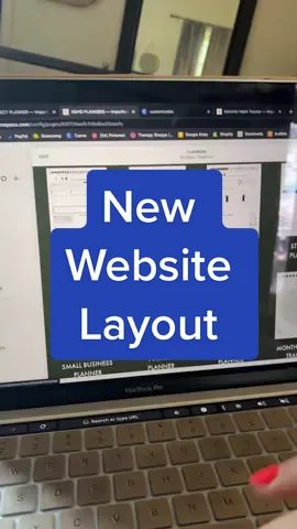 Website improvements for the win! All designed from scratch 😬 #smallbusinesscheck #plannerlife #hyperfocus #actuallyadhd #adhdmom