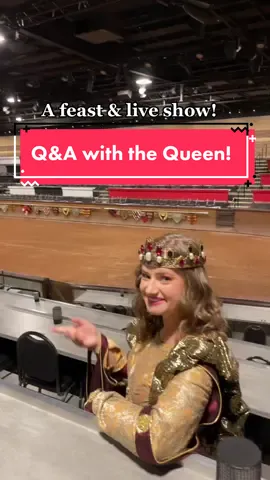 What questions do you have for the Queen about the show?  #mtaz #medievaltiktok #arizona #az #queen #knight #castle