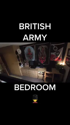 Soldier turns bedroom in to mancave! #soldier #military #army #airforce #navey #marines #tinyhouse #fypシ