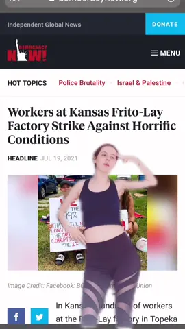 #greenscreen good thing I already wasn’t buying frito-lay chips! #fritolay #fritolaychips #strike #unionize #workingconditions #capitalism #oligarchy