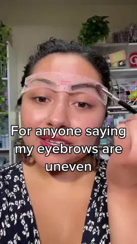 Reply to @username123456789214 The eyebrow stencil is to help level ur brows it’s so easy to clean up IF necessary😉 #LeadWithLove #LearnOnTikTok #fyp