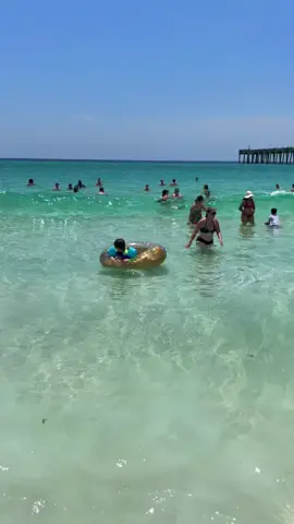 Nice day for a wipeout at Pensacola Beach
