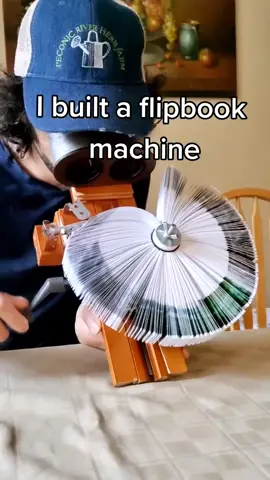 Watch movies 1890's style! #mutoscope #kinora #vintagecamera  #howlsmovincastle #flipbooktime #joehisaishi #8mmfilm #16mmfilm #ghiblimusic #animetheme