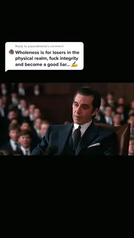 Reply to @yopordelante where my Pacino heads at? #scentofawoman #alpacino #truthhurts #liars #integrity #morals