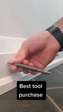 Spring tool - nail punch, this is an absolute game changer! #fyp #toolstoday #carpentry #tools #DIY