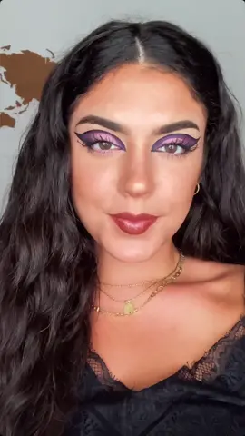 Este ha sido dificil🥵 #maquillaje #makeupartist #purplemakeup