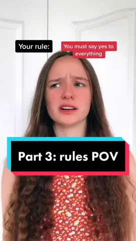#pov part 3: everyone gets a different rule they must follow every year. #povs #povstories #povseries #actress #acting #viral