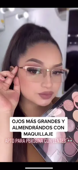 Makeup con lentes 👓 #lentes #makeup #maquillaje #hacks #truco #foxy #tips #tip #secreto #belleza #sombras #principiantes #tikto #fypシ #fyp