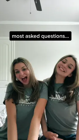 how many out of 4 did u know about us?! (be honest) 🤩💕😵‍💫 #QuickBooksVictoryPose #fyp #foryou #lisovayatwins #twins #mostaskedquestions #trend