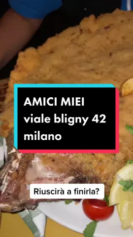 Secondo voi l’ha mangiata tutta? AMICI MIEI VIALE BLIGNY 42 Milano #gioOvifamily