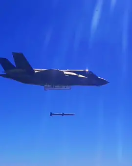 F-35B fires an AIM-120 AMRAAM #f35 #f35b #aim120 #missile #fyp