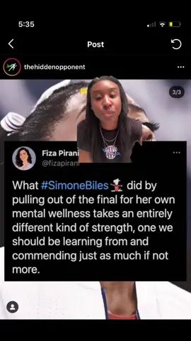 #greenscreen listen, Simone baby....we’re proud of you 👏🏾👏🏾👏🏾 Mental health IS health #simonebiles #usagymnastics