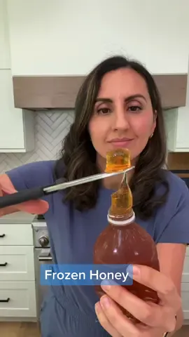 Tiktok made me do it! #frozenhoney #frozenhoneytrend #frozenhoneychallenge