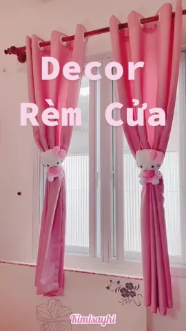Rèm cửa cũng phải xinh 🎀 #kimisayhi #unboxing #fyp #fypシ #decor #review #pink #cute #kawaii #xuhuong #trending 🌸