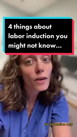 Induction of labor: did you know?? #laboranddelivery #LearnOnTikTok #tiktokpartner #inducedlabor #pregnant #obgyn #obgyndoctor