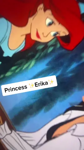 Looks like I filmed this on a toaster🤦🏼‍♀️ but long live Ariel and Princess Erika💚🐚 #disney #ariel #princeeric #lesbian #art