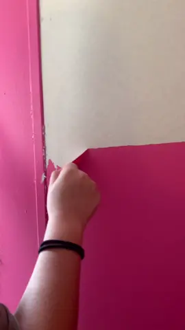 peeling the paint off the walls #asmr #fyp