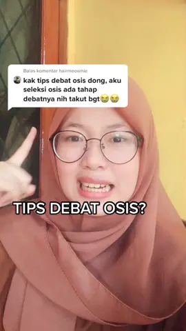 Balas @hairmeownie #osis #debat #tips
