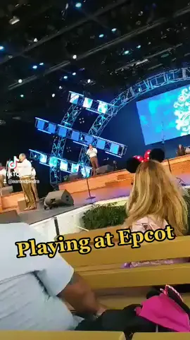 A peek into what I do everyday! #disney #epcot #mariachi #singer #violin #violinist #performer #performance  #musician #musica #stage